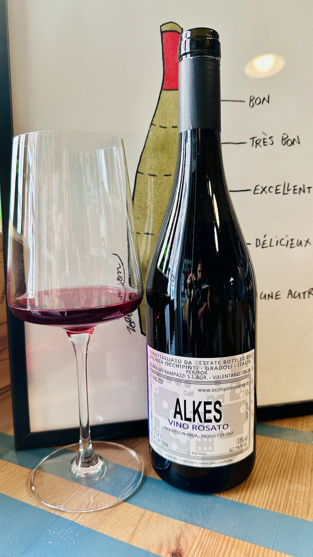 "Alkes" vino rosato