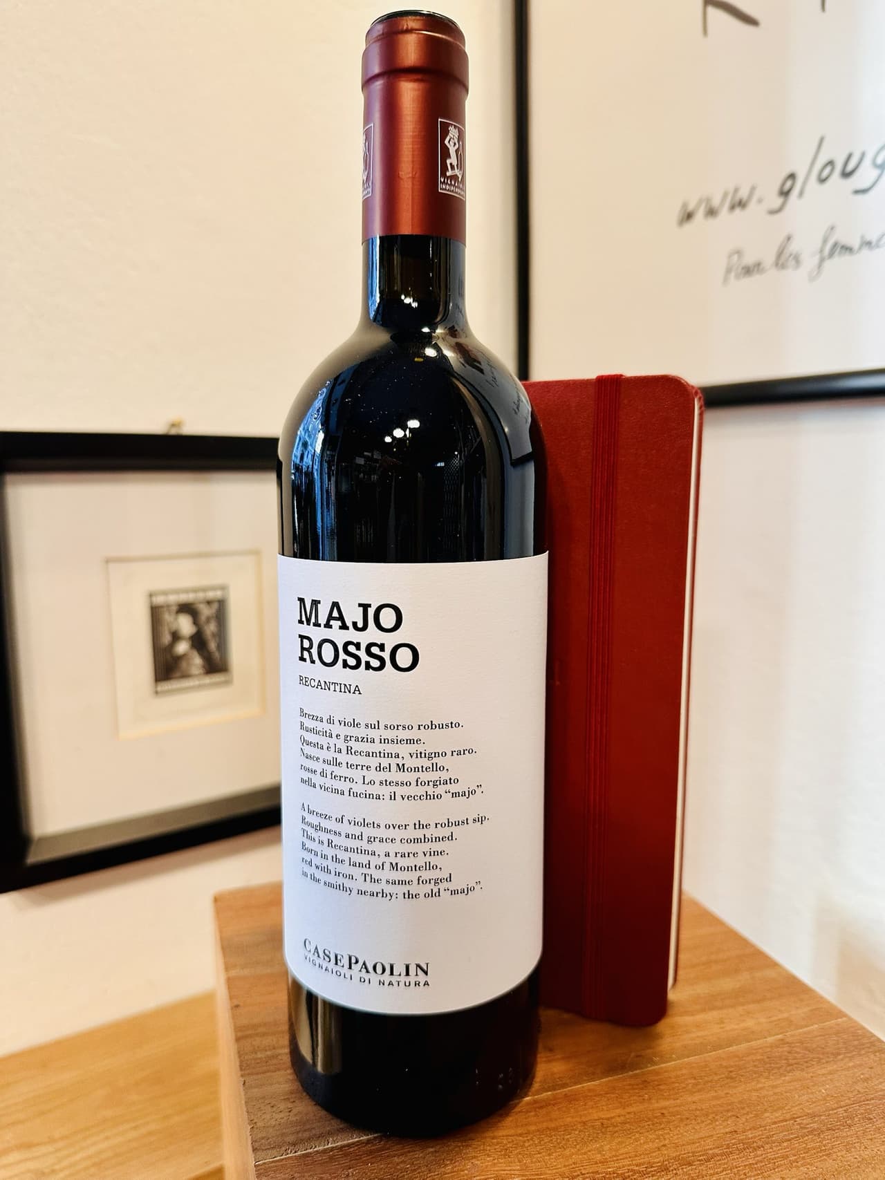 "Majo Rosso" Montello Asolo Recantina 2023
