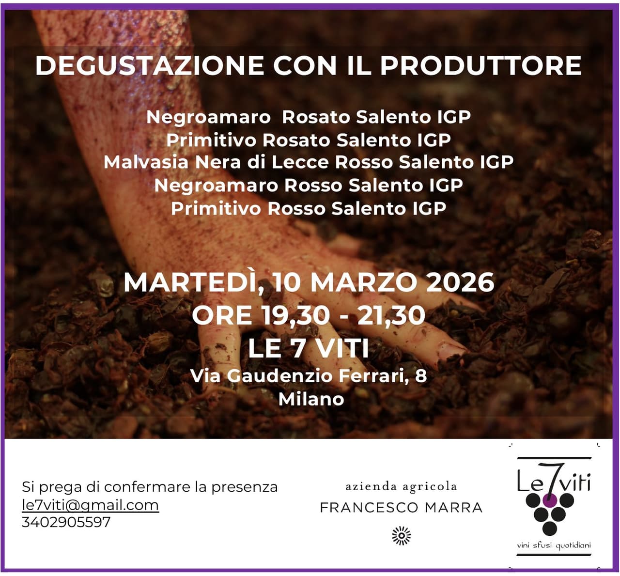 Francesco Marra - Vini naturali del Salento