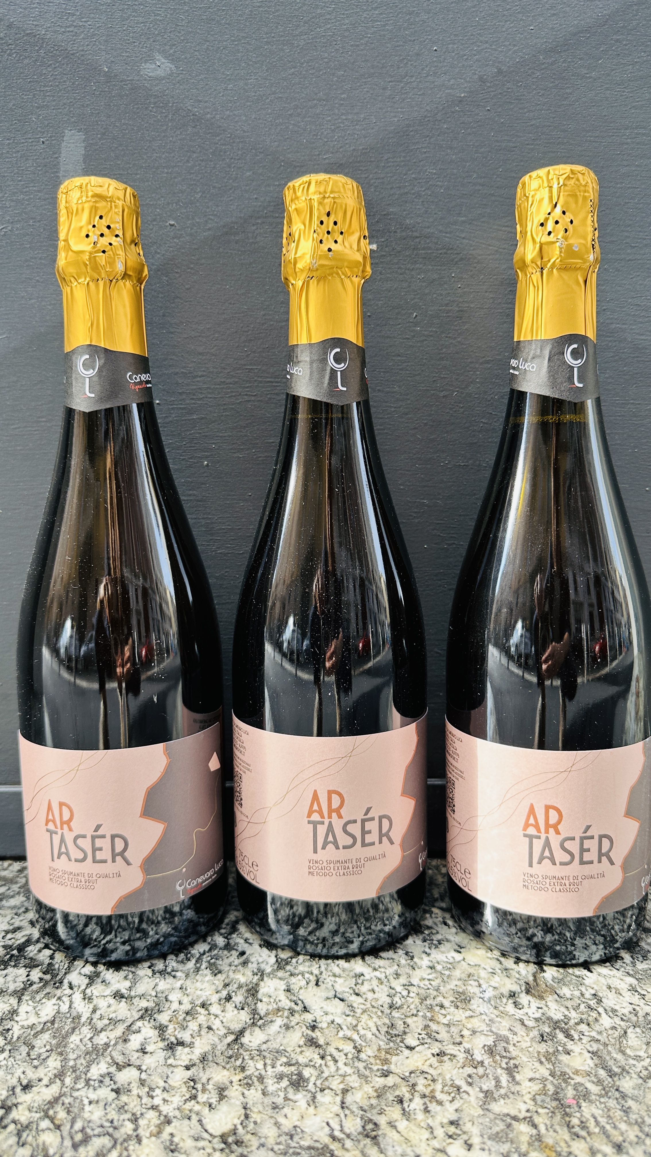 "Ar Tasér" Vino Spumante di Qualità Rosato Extra Brut